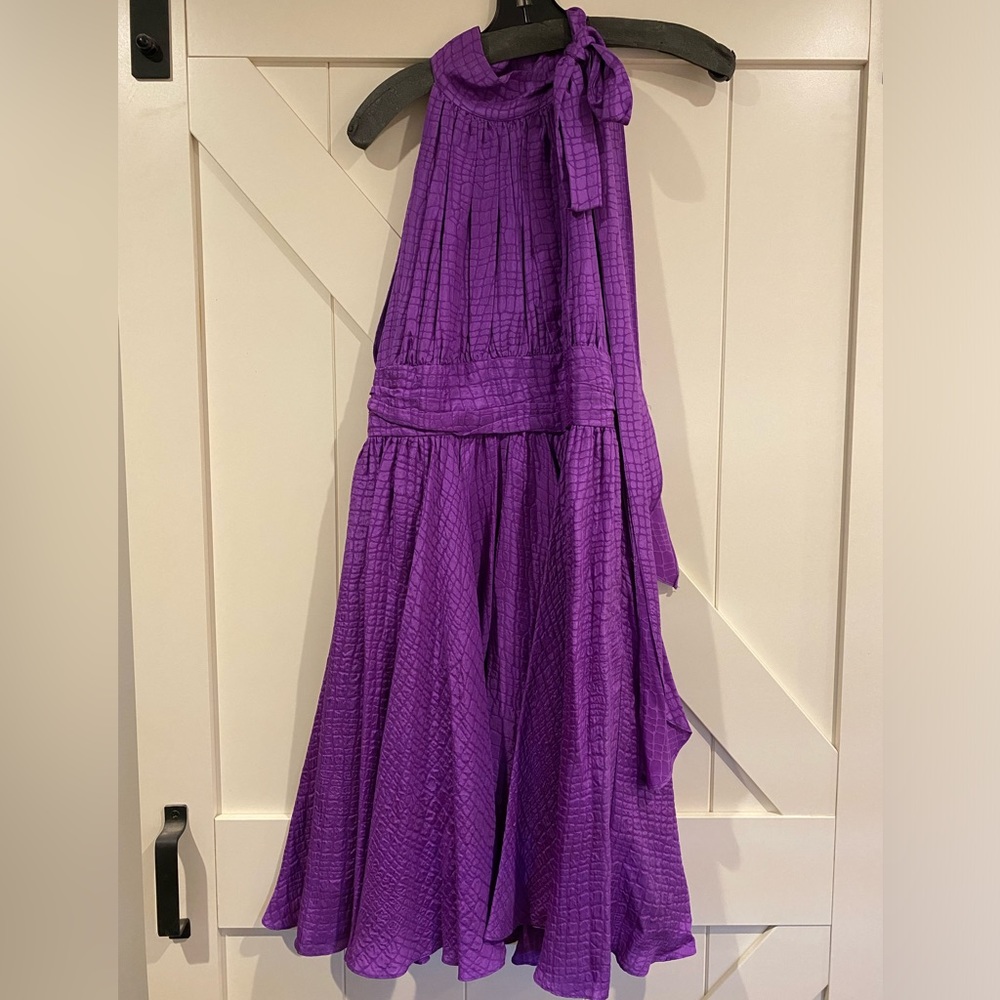 Silk Purple Milly Dress